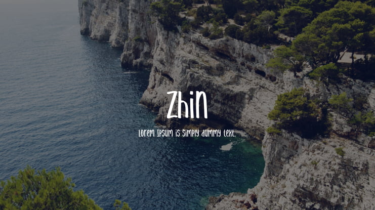 zhin Font Family