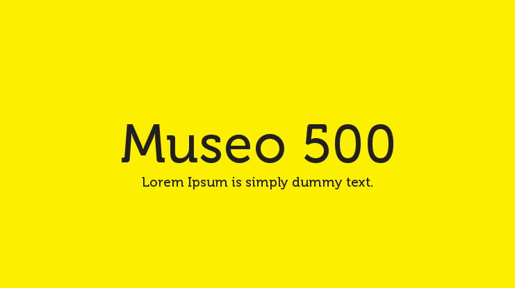 Museo Font Free Download Mac