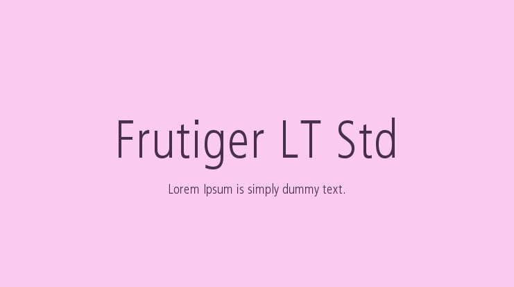Frutiger serif font free download