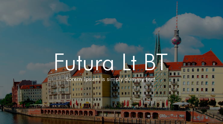 Futura bt font free mac os