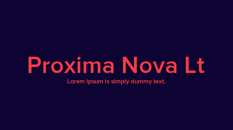 Proxima Nova Font Download Zip