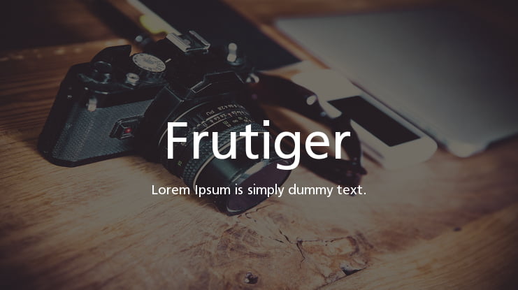 frutiger font free download for mac