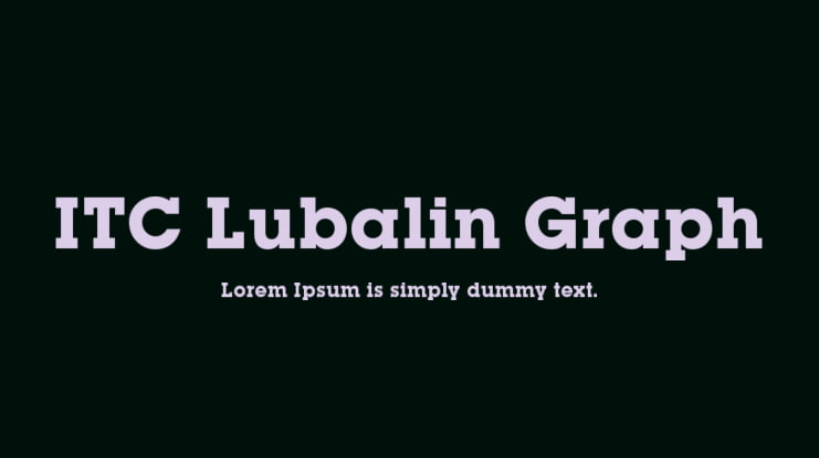 lubalin font free