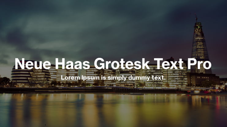 neue haas grotesk text pro download