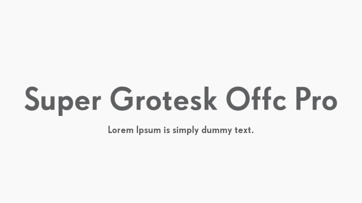 ff super grotesk font free download