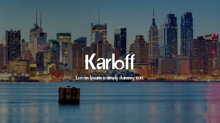 Karloff Font