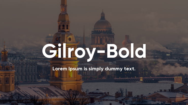 Gilroy Bold Font Family Download Free For Desktop Webfont