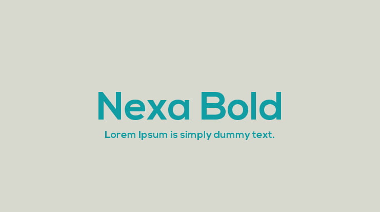 Nexa Font Family Download Free For Desktop Webfont