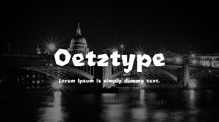 Oetztype Font