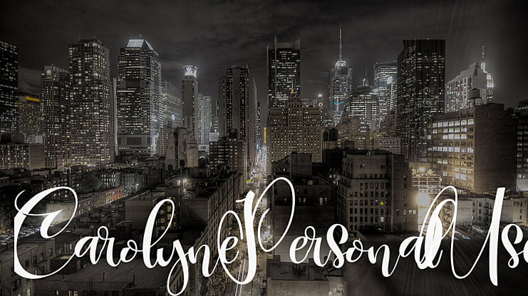 CarolynePersonalUse Font