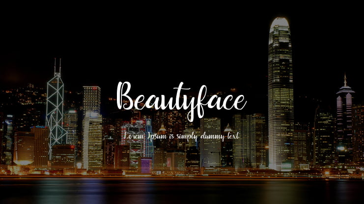 Beautyface Font Family