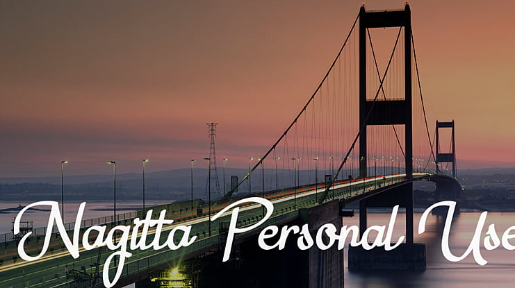 Nagitta Personal Use Font