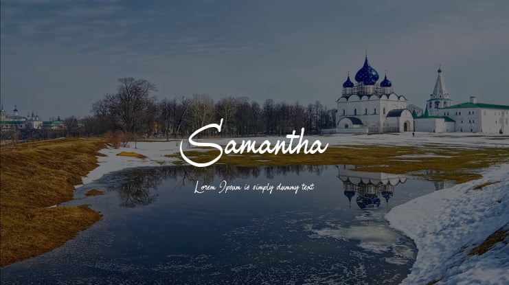 Samantha Font Family