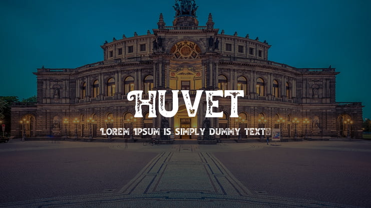 Huvet Font