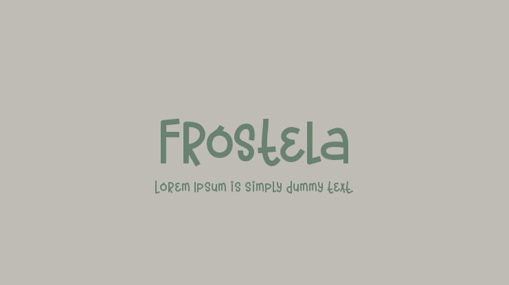 Frostela Font