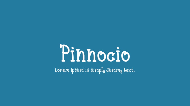 Pinnocio Font