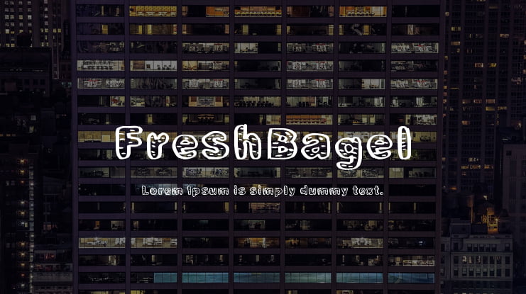 FreshBagel Font