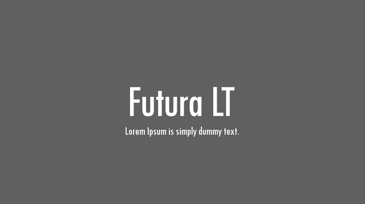 LOUIS VUITTON Font is → Futura