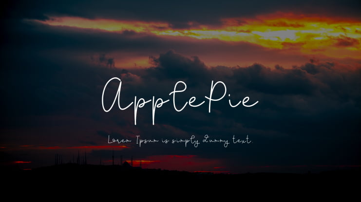 ApplePie Font : Download Free for Desktop & Webfont