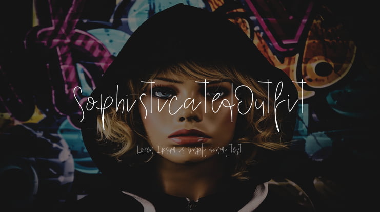 SophisticatedOutfit Font