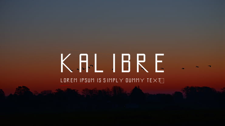 Kalibre Font