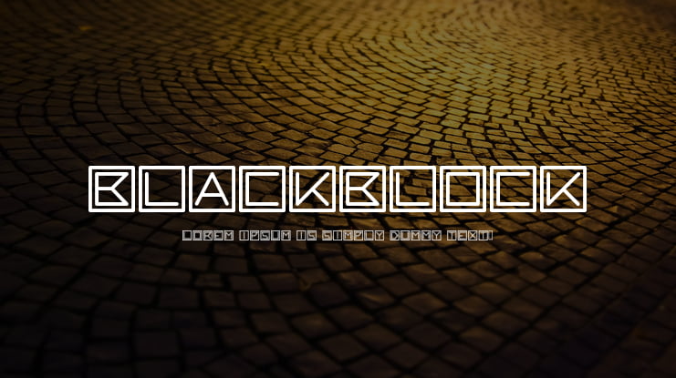 blackblock Font