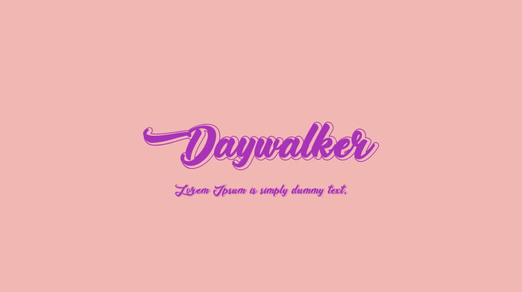 Daywalker Font