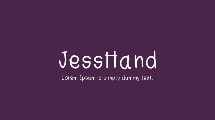 JessHand Font