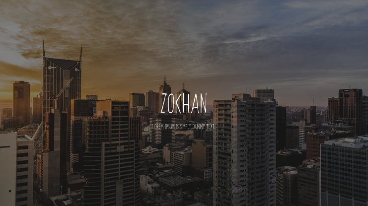 Zokhan Font