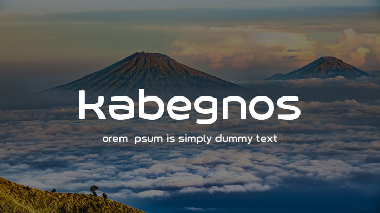 kabegnos Font