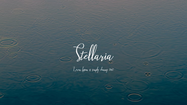 Stellaria Font