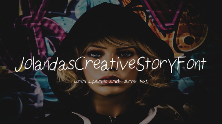 JolandasCreativeStoryFont Font