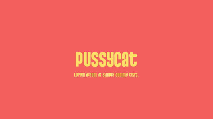 Pussycat Font