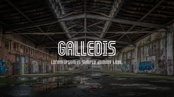 GALLEDIS Font