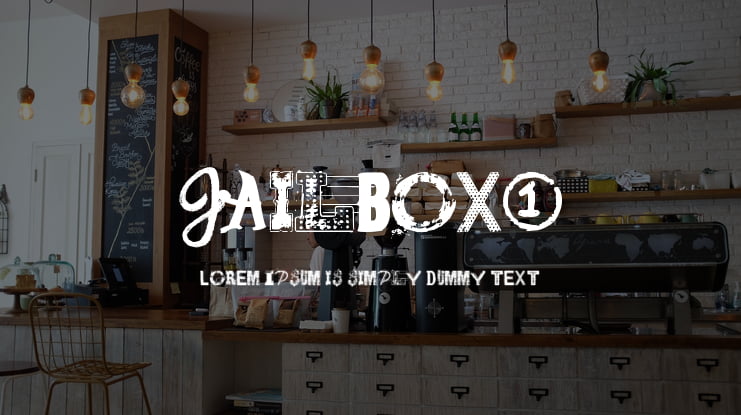 Jailbox1 Font