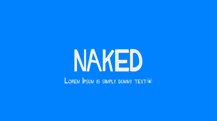 Naked Font Download Free For Desktop Webfont