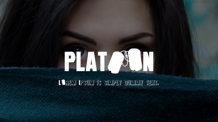 PLATOoN Font