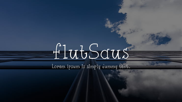 flutSaus Font