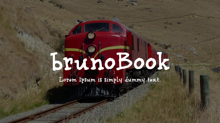 brunoBook Font