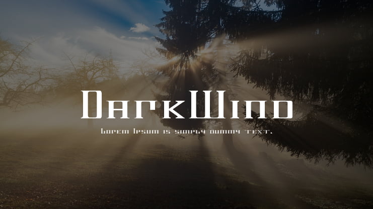 DarkWind Font