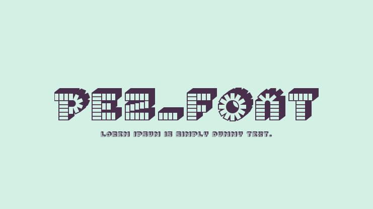 PEZ_font Font