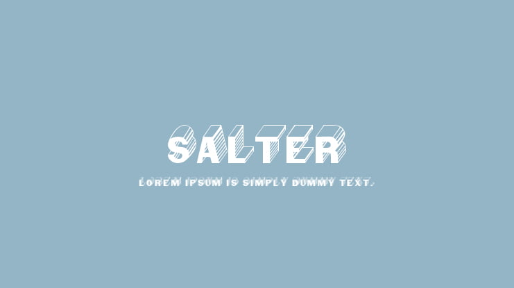 Salter Font