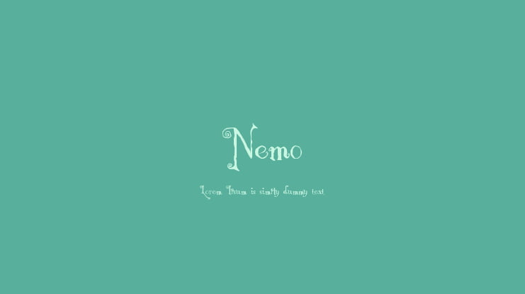 finding nemo font photoshop
