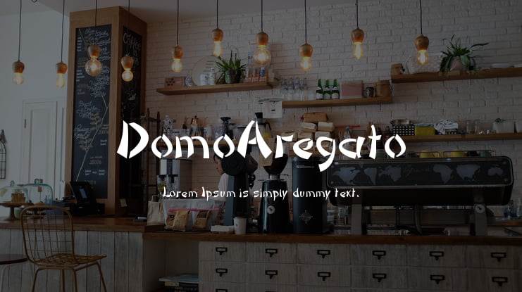 DomoAregato Font Family