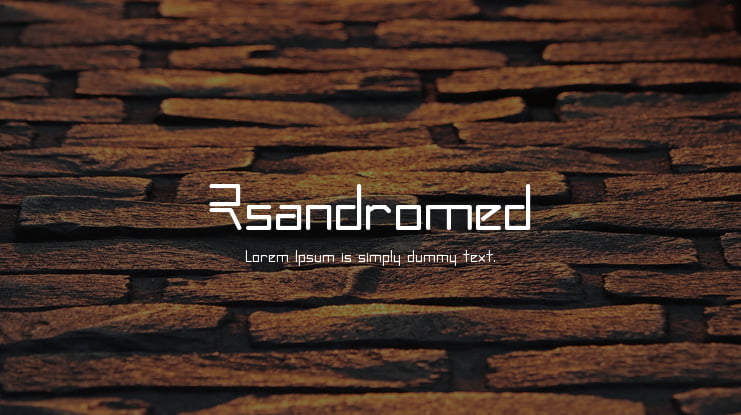 Rsandromed Font