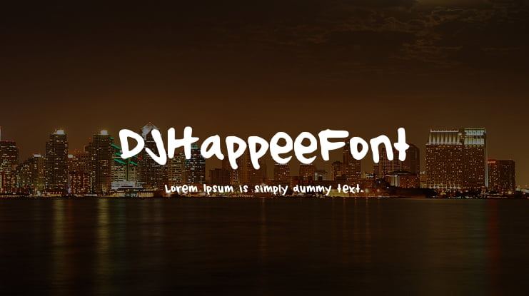 DJHappeeFont Font