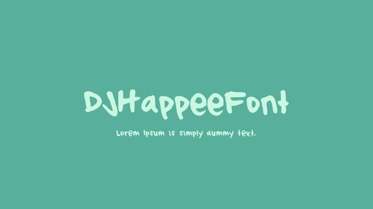 DJHappeeFont Font