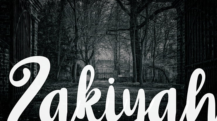 Zakiyah Font