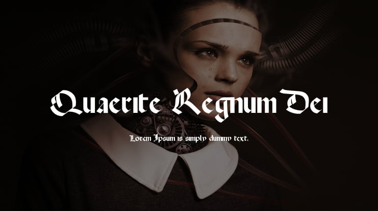 Quaerite Regnum Dei Font