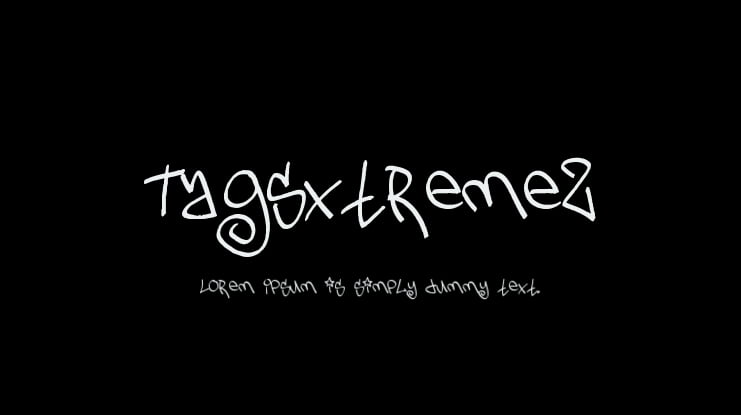 TagsXtreme2 Font